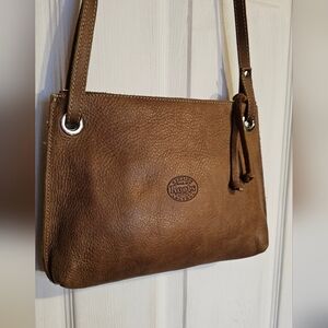 Roots Genuine Leather Brown Crossbody Bag Small Classic Shoulder Purse